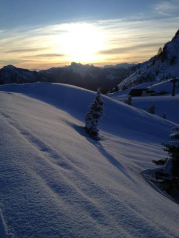 Tramonto sul Monte Zoncolan  